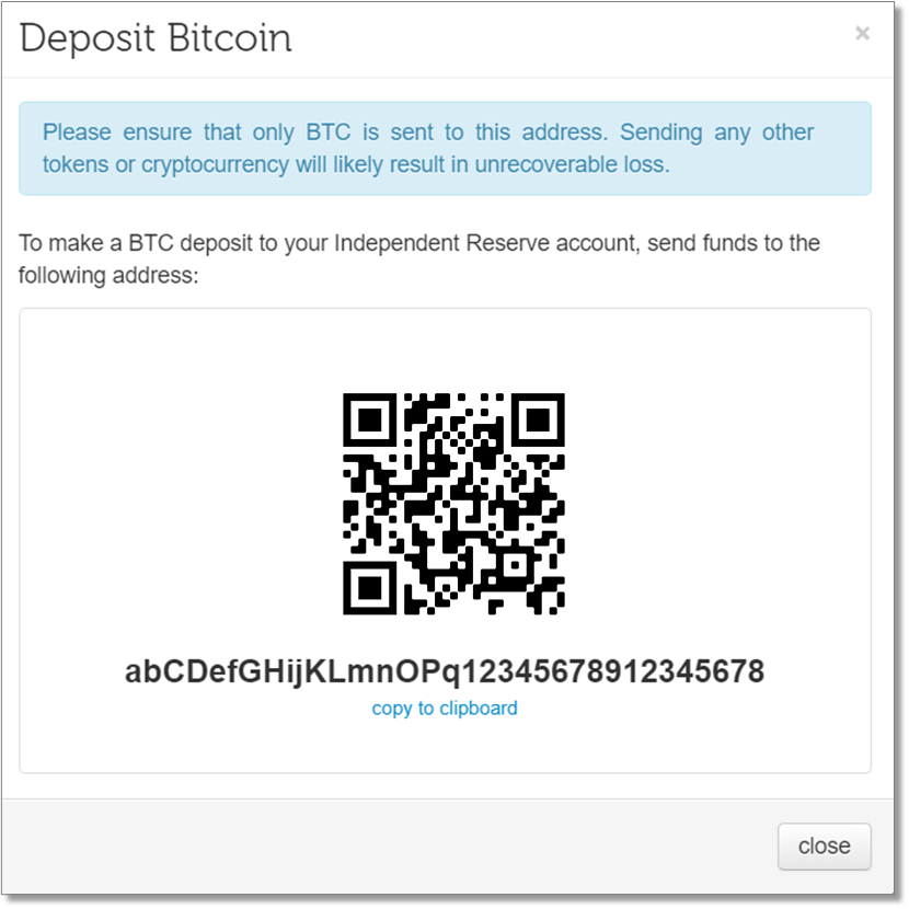 Deposit-bitcoin