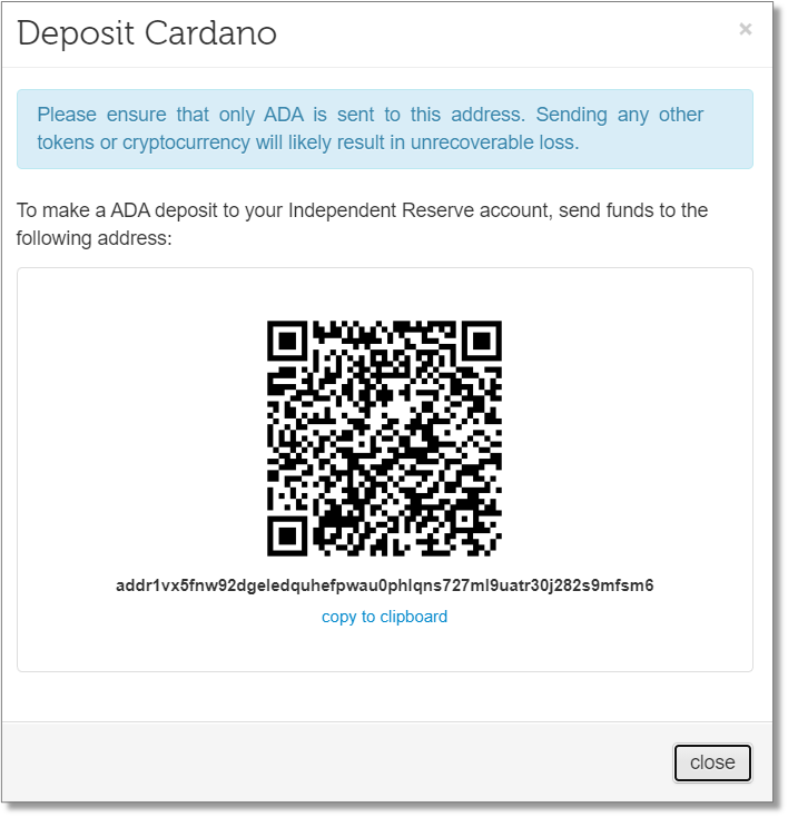 Deposit-Cardano