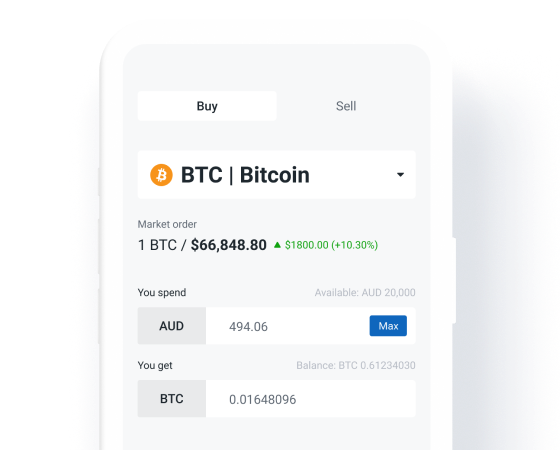 Buy and sell crypto