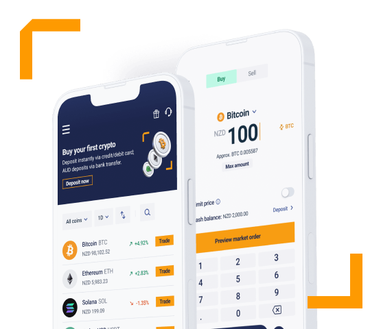Independent Reserve crypto exchange mobile app