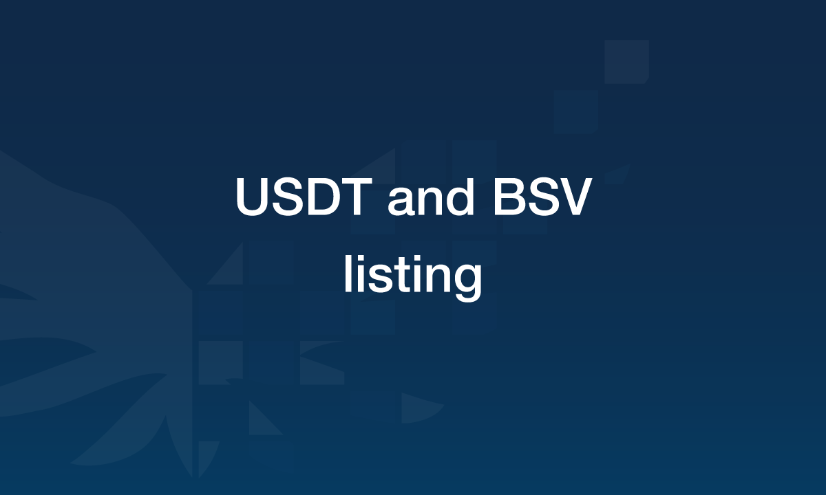 BSV and USDT