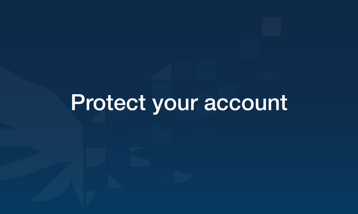 Protect your account