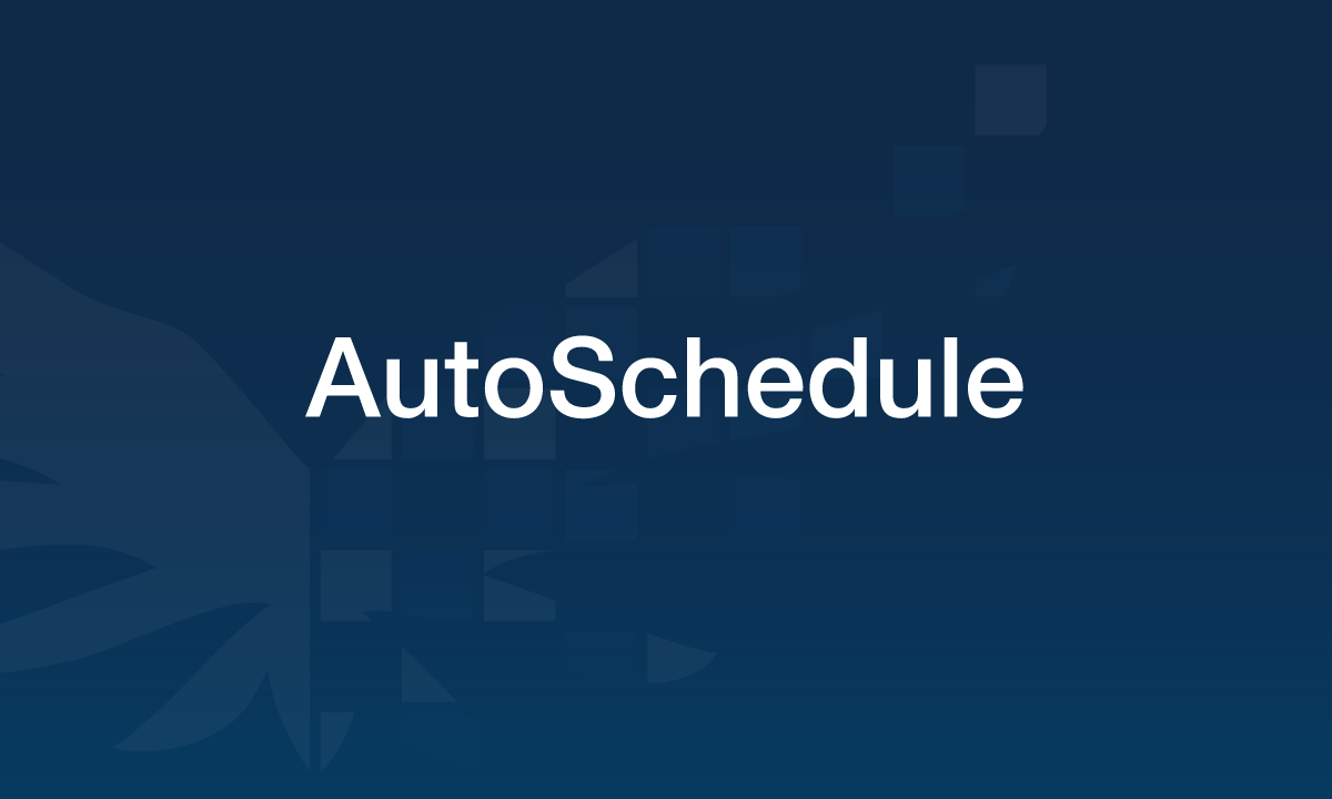 AutoSchedule