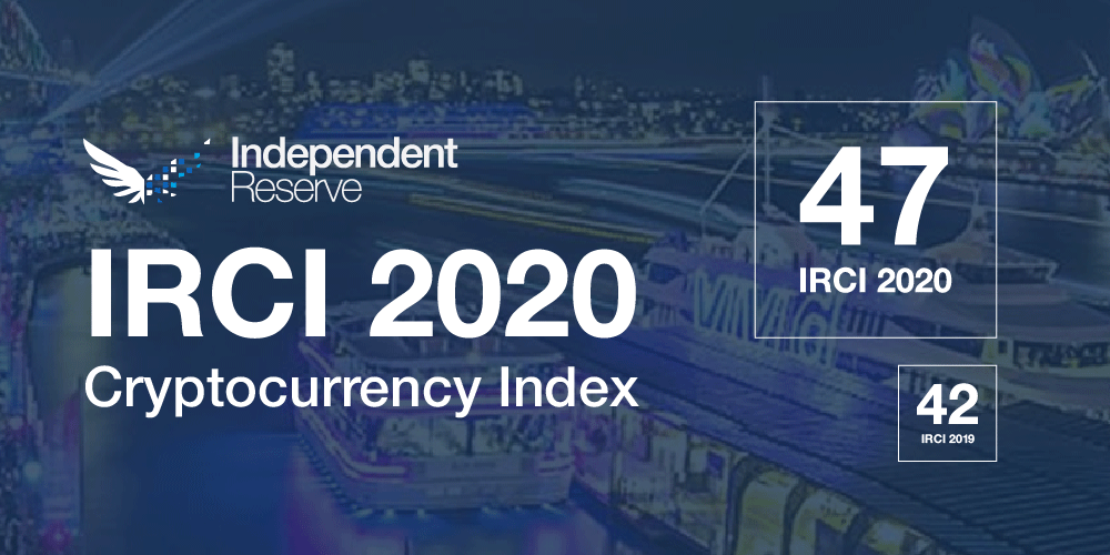 Independent Reserve Cryptocurrency Index IRCI 2020