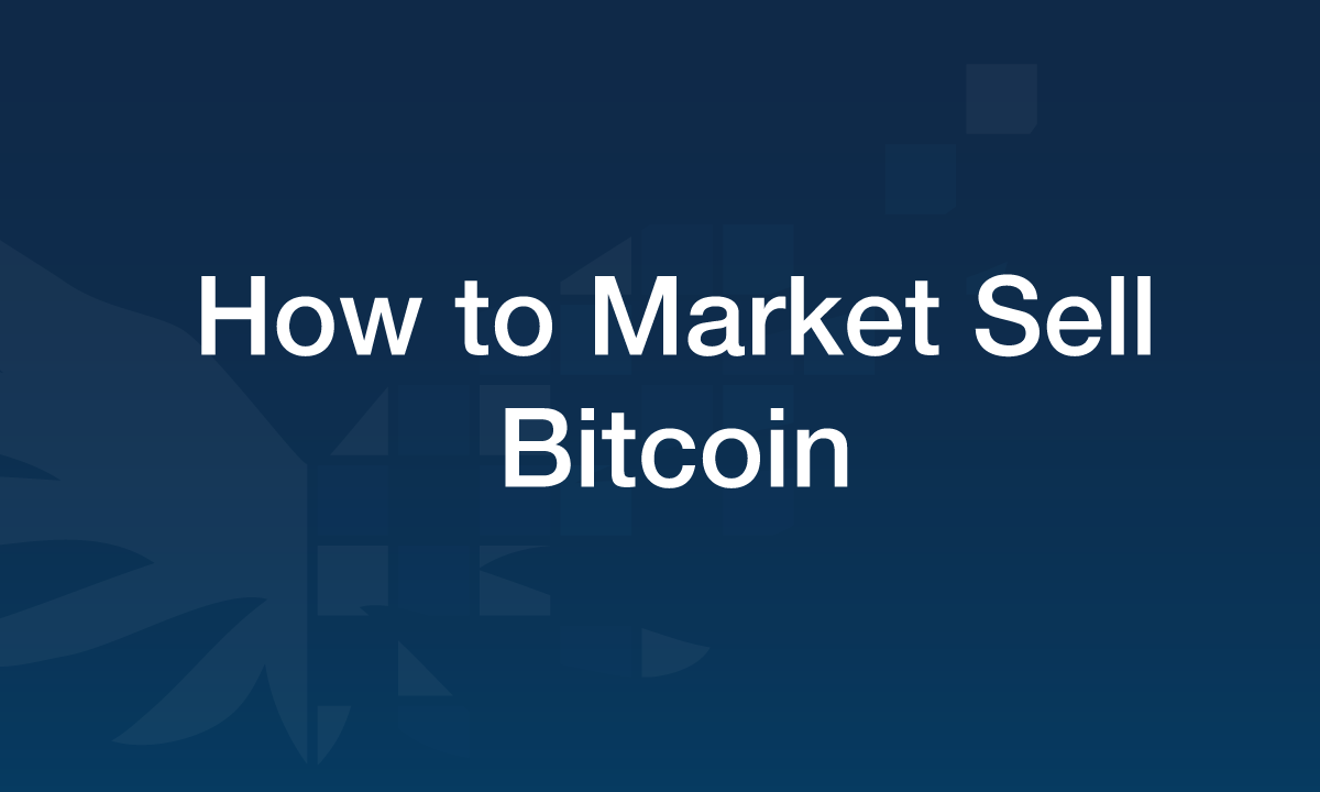 How-to-market-Sell-Bitcoin