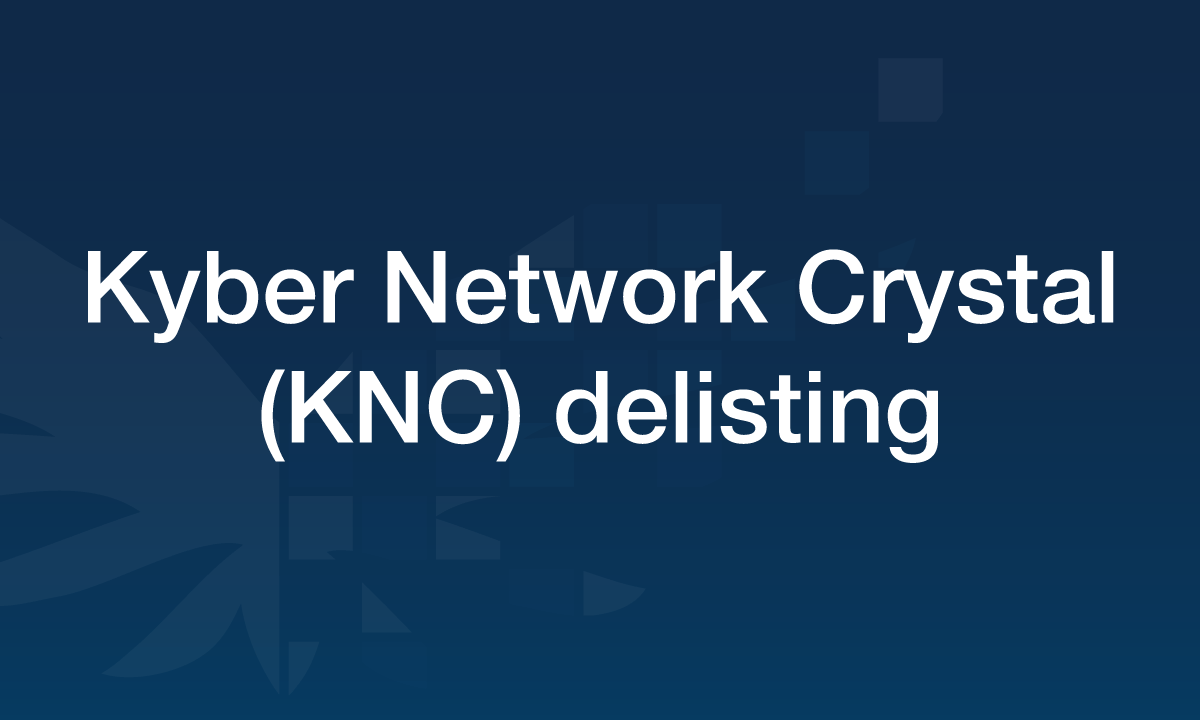 Kyber-Network-Crystal-(KNC)-delisting