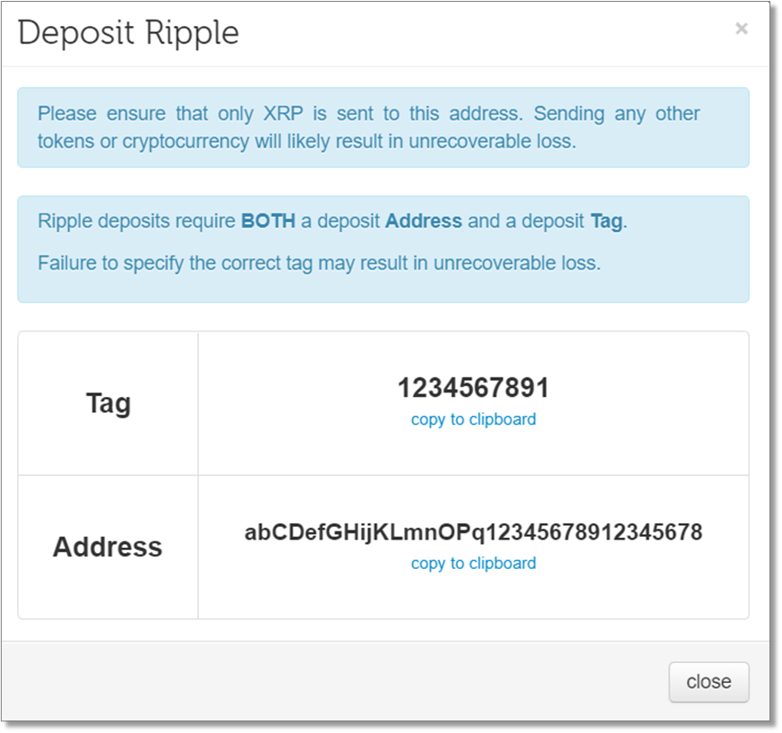 Deposit-XRP