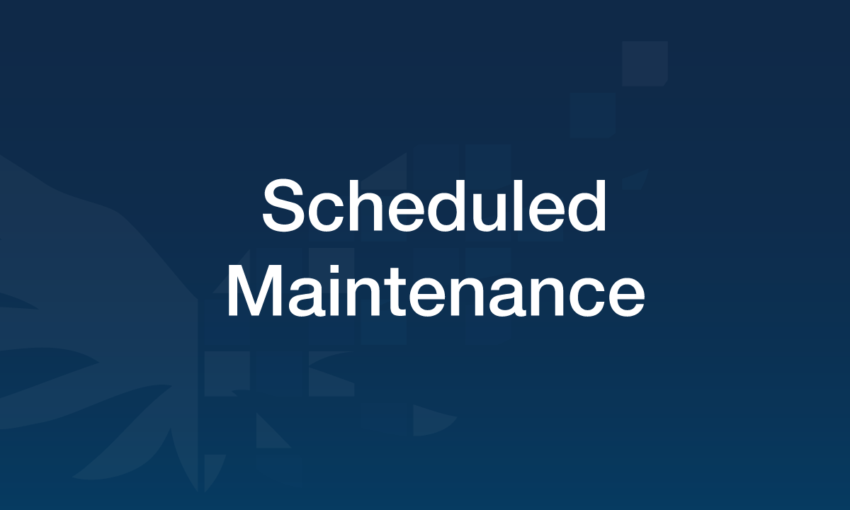 Scheduled-maintenance