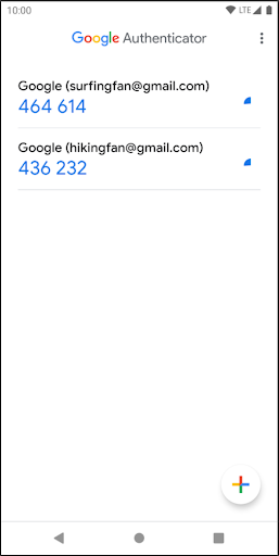 Google authenticator app