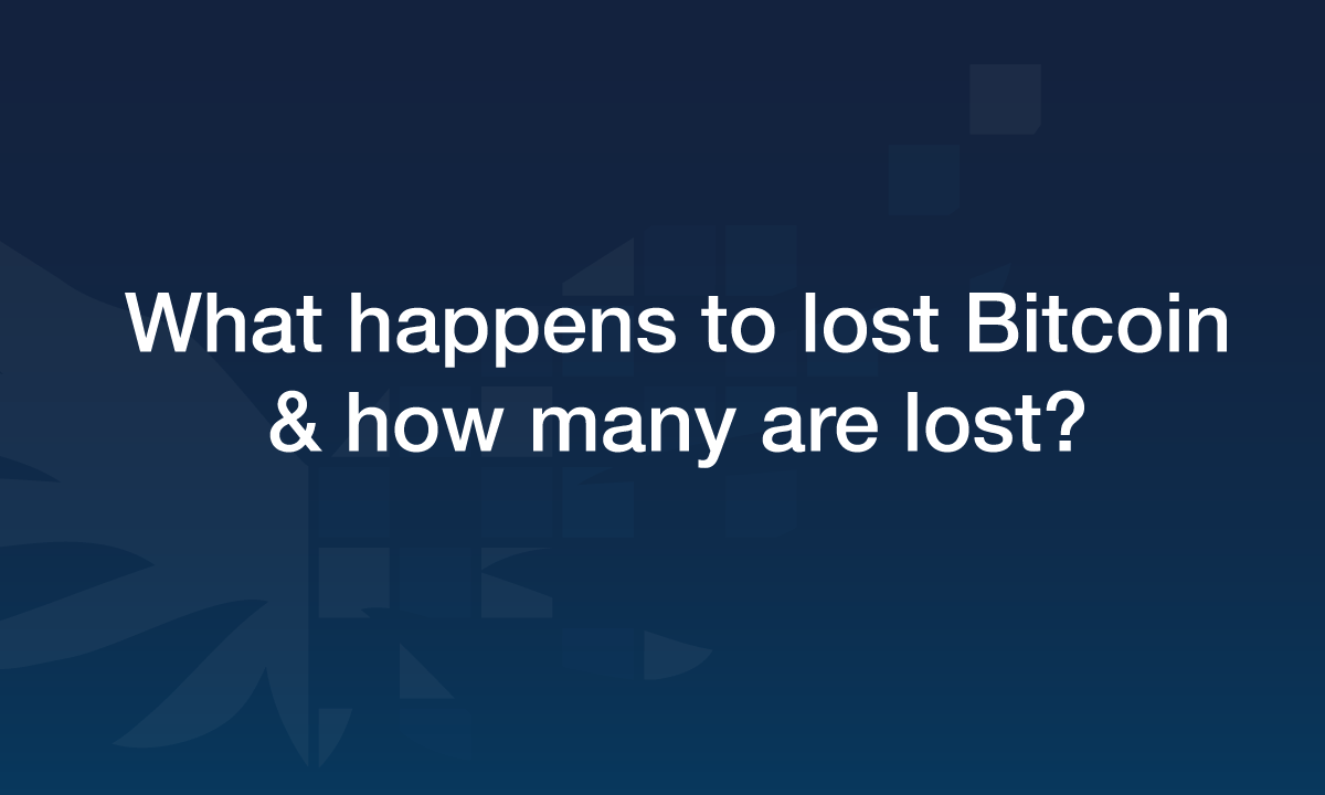 What happens to lost bitcoin