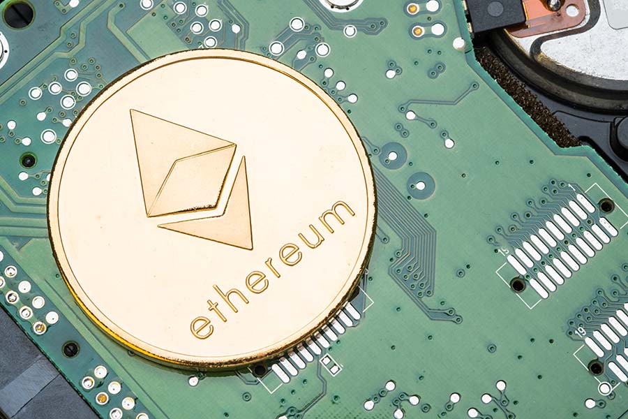 ethereum-on-electronic-circuit