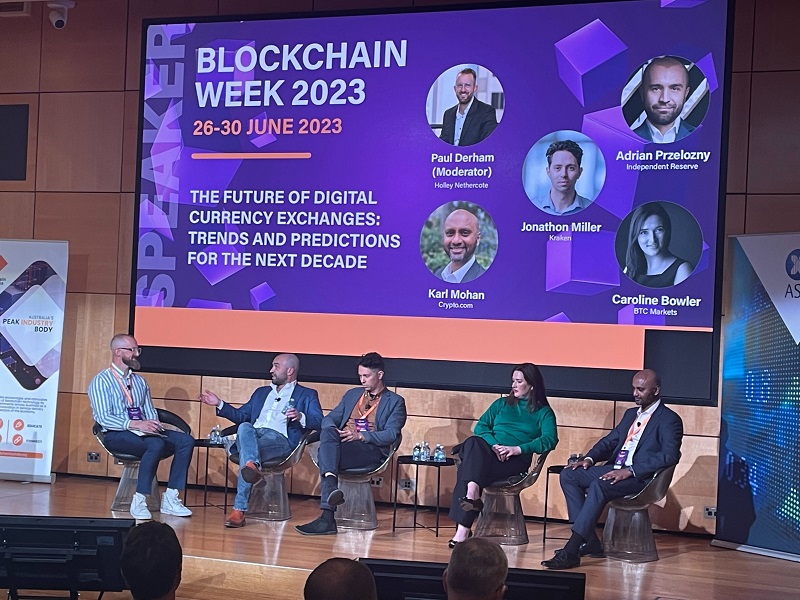 Adrian Przelozny, CEO of Independent Reserve at Australian Blockchain Week