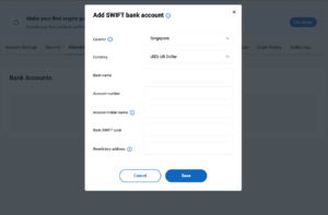 IR_add a SWIFT bank account_portal