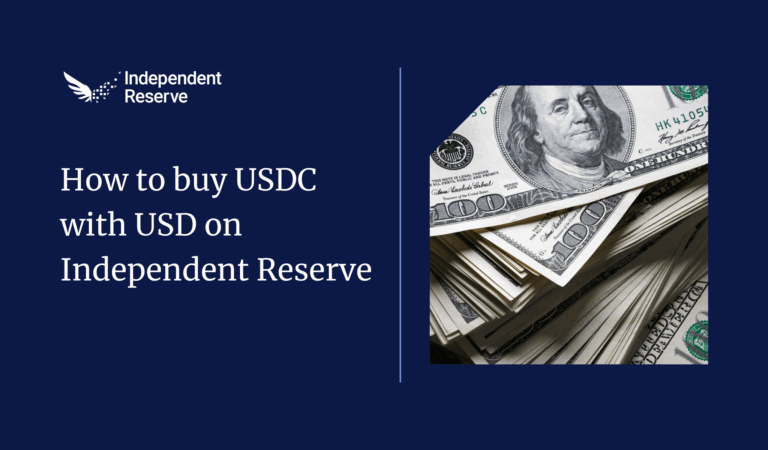 How to buy USDC with USD on Independent Reserve