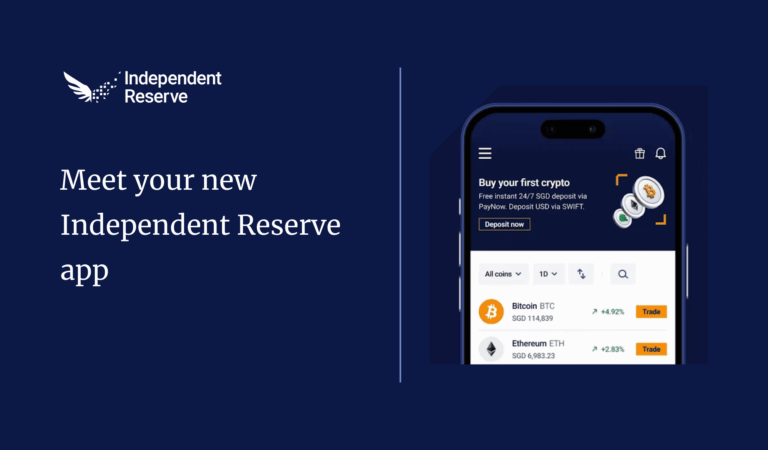 Meet your new Independent Reserve app