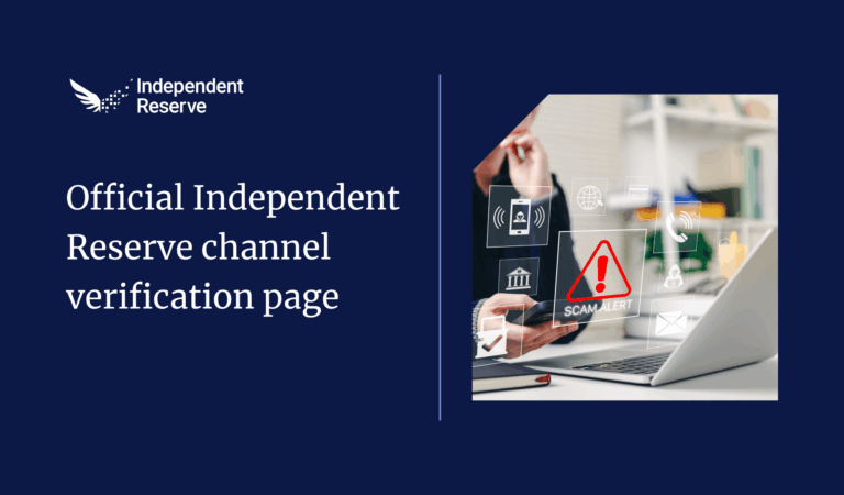 Official Independent Reserve channel verification