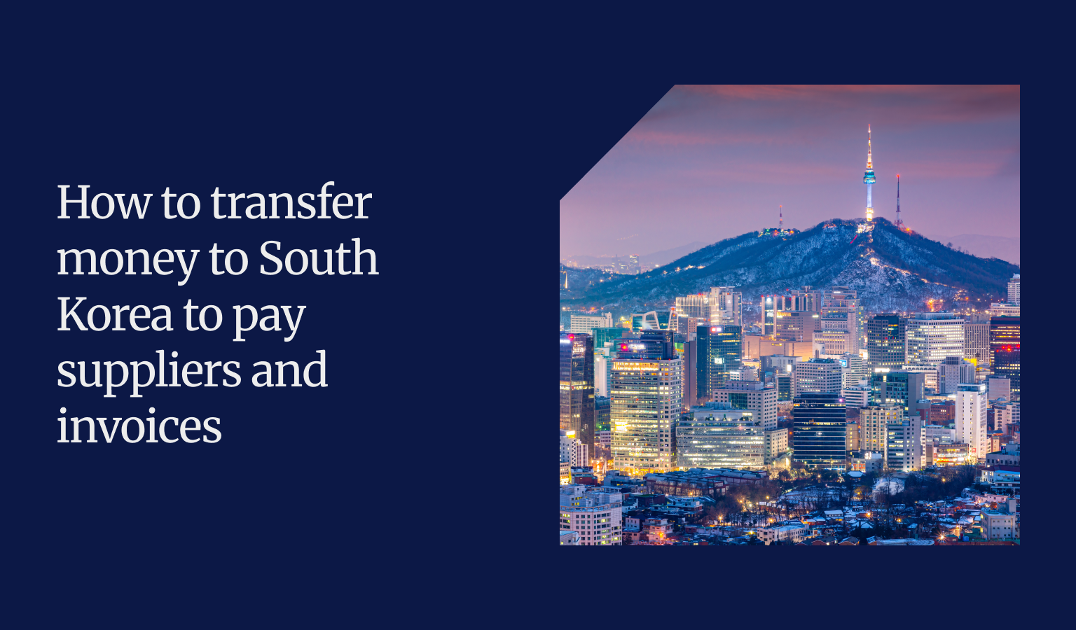 How to transfer money to South Korea blog thumbnail